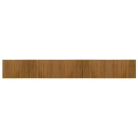 vidaXL Teppich, Rechteckig Braun 70x500 cm Bambus
