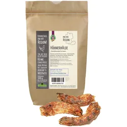 Schecker Hühnerhälse (Geflügel-Schlund) - Hundefutter naturrein fettarm Futter 1 kg