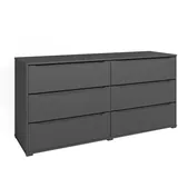 Vicco Kommode Ruben, Anthrazit, 160 cm