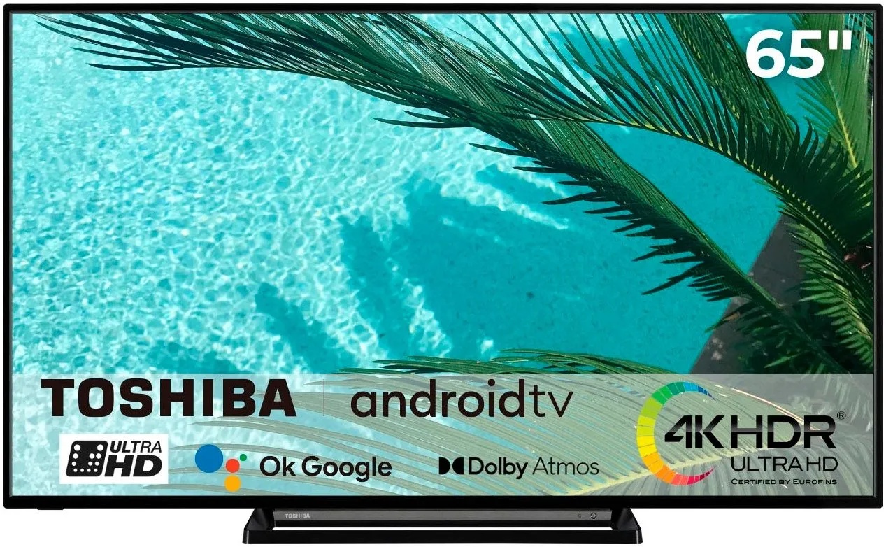 Toshiba 65UA3D63DG LED-Fernseher (164 cm/65 Zoll, 4K Ultra HD, Android TV, Smart-TV) schwarz