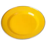 Gräwe Kinderteller emailliert 20 cm gelb