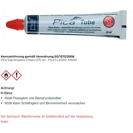 Pica Signierpaste Classic 575 rot Tube 50 ml