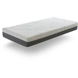 xaluca Matratze 90x200 AIR Latex Hohe 20 CM H2 Abdeckung aus Fasern, Kern mit Latex