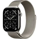 Apple Watch Series 11 GPS + Cellular 46mm Titangehäuse Milanese Loop Natur M/L