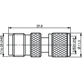 Telegärtner Adapter TNC-MiniUHF (F-M) 100023882