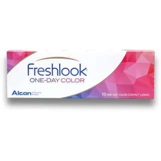 Alcon FreshLook One Day Color (10er Packung) Tageslinsen (0 dpt & BC 8.6), grün