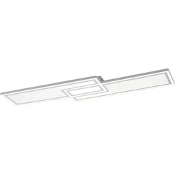 JUST LIGHT Deckenleuchte "EDGING", weiß, B:28cm, Lampen, LED, CCT - über Fernbedienung, dimmbar über Fernbedienung