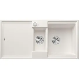 Blanco Adira 6 S links Einbau von Oben silgranit weiß Handbetätigung 1000 x 500 mm