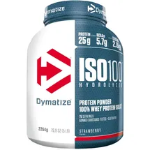 Dymatize Iso100 Hydrolyzed Strawberry Pulver 2264 g