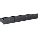 Arthur Berndt Bettschubkasten 3-teilig Alessio ¦ mehrfarbig ¦ Maße (cm): B: 96 H: 29