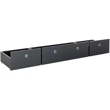 Arthur Berndt Bettschubkasten 3-teilig Alessio ¦ mehrfarbig ¦ Maße (cm): B: 96 H: 29