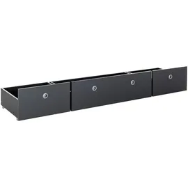 Arthur Berndt Bettschubkasten 3-teilig Alessio ¦ mehrfarbig ¦ Maße (cm): B: 96 H: 29