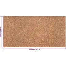 vidaXL Korkrolle 100x200 cm) 8 Mm vidaXL,