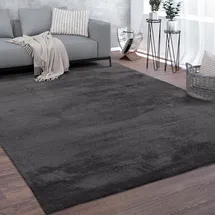 Paco Home Cadiz 630 Kurzflorteppich 60 x 100 cm anthrazit