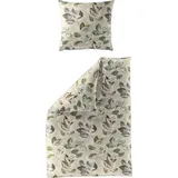 BIERBAUM 4136 Blätter Beige 155 x 220 cm + 2 x 80 x 80 cm