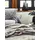 IRISETTE Zobel 8550 grau 135 x 200 cm + 2 x 80 x 80 cm