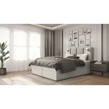 Best For Home Parma Bonellfederkern inkl. 7-Zonen Topper T-30-Boxspringbett mit betkasten, mit Lieferung, Aufbau & Entsorgung
