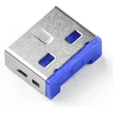 Smartkeeper UL03P1DB Schnittstellenblockierung USB Typ-A Blau Kunststoff 10 Stück(e)