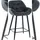 CLP Barhocker Gibson Dunkelgrau Stoff