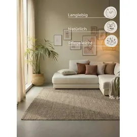 HANSE HOME 105975-160x230 Drinnen Teppich Rechteck Jute Hellbraun
