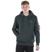 Alpha Industries Back Print Kapuzenpullover Dark Petrol 2XL