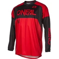 O'Neal Oneal Matrix Ridewear Langarm-t-shirt - Red / Black