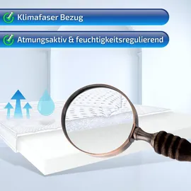 Matratzen Perfekt Hybrid Kaltschaum 90 x 200 cm H3/H5