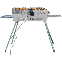 Grillpeter Mangal Astana mit Drehspießregler 11 Spieße 230V Alumotor