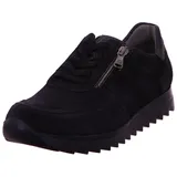 WALDLÄUFER Haiba Sneaker 923023-300-194, Order (Veloursleder)/ Bronx/Gree, Notte (dunkelblau), Weite H Blau 39 EU / 6 UK