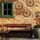 Relaxdays Wagenrad Holz 3er Set 40 cm braun