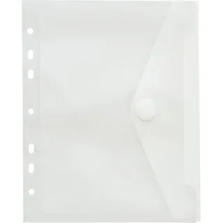 FolderSys Dokumententaschen DIN A5 transparent genarbt 0,20 mm