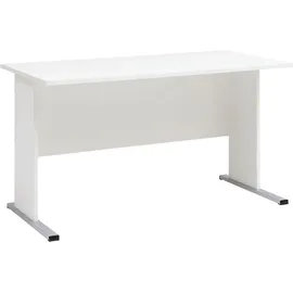 MÖBELPARTNER Eckschreibtisch Tiger Weiß