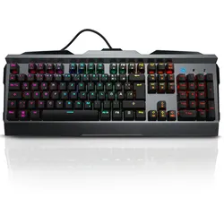 Titanwolf mechanische Gaming Tastatur „Invader“ Aluminium Gehäuse / RGB LED Beleuchtung