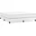 vidaXL Boxspringbett 180 x 200 cm Weiß