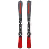 Nordica Team (110-140) + J 4.5 FDT - Alpinski - Kinder - Grey/Red - 100 CM