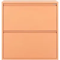 Spinder Design Schuhschrank, Metall, Breite 75 cm, orange