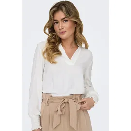 Only ONLMETTE V-Neck LS Smock TOP NOOS WVN - S