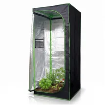 MuCoLa Growzelt 80 x 80 x 220 cm Schwarz