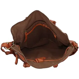 Harold's Submarine Handtasche Leder 38 cm Laptopfach braun