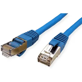 Value Patchkabel Cat.6 (Class E) S/FTP (PiMF), LSOH, blau, 10 m