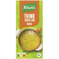 Knorr Trinkbouillon Huhn mit wärmend-herzhaftem Geschmack schnell & einfach 5x 175 ml