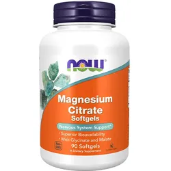 Now Foods Magnesium Citrate (90 Weichkapseln)