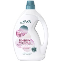 HAKA Sensitiv Weichspüler 2l, Waschmittel für Kinder und Allergiker, frischer Duft