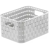 Rotho Korb Country A6, 2 l mistletoe weiß Aufbewahrungsbox - Rotho