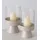 Boltze Windlicht PALLAS Glas Beige