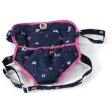 Bayer Chic 2000 782-33 Puppen-Tragegurt, Puppentrage, Butterfly, Navy-pink