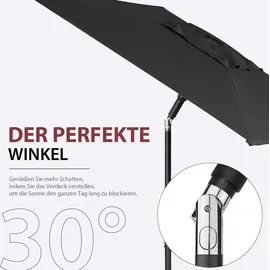 Sekey Balkonschirm 200 x 125 cm Grau