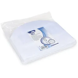 10x Kochmütze aus Papier weiß