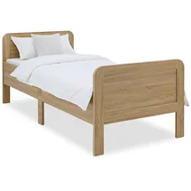 Homestyle4u Seniorenbett 90 x 200 cm Braun