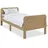 Homestyle4u Seniorenbett 90 x 200 cm Braun